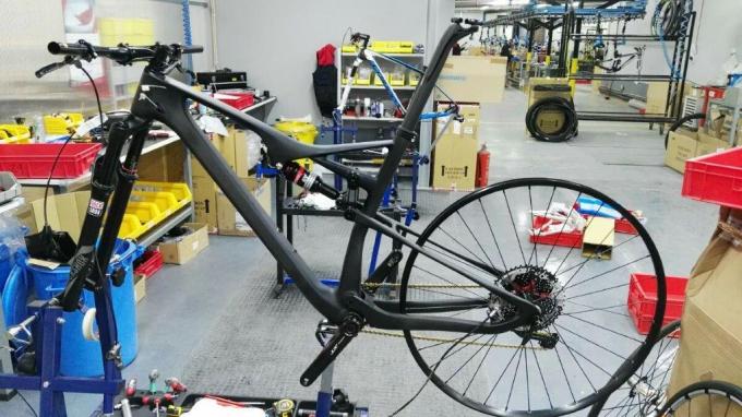 29er XC Full Suspension Carbon Bike Frame 27.5 Plus Carbon Mountain Bike Mtb Frame 7