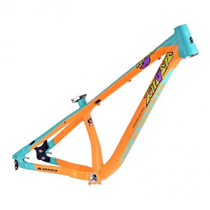 Muscle Type Slope/Dirt Jump MTB frame SPF 26"/27.5" Hard Tail Aluminum Alloy AM Frame QR/Thru-axle Dropout Converted 2