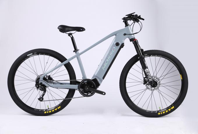 Lightweight Aluminum Alloy Electric Bike With Removable Battery And Smart Control Electric Powered Mountain Bike Gray 0