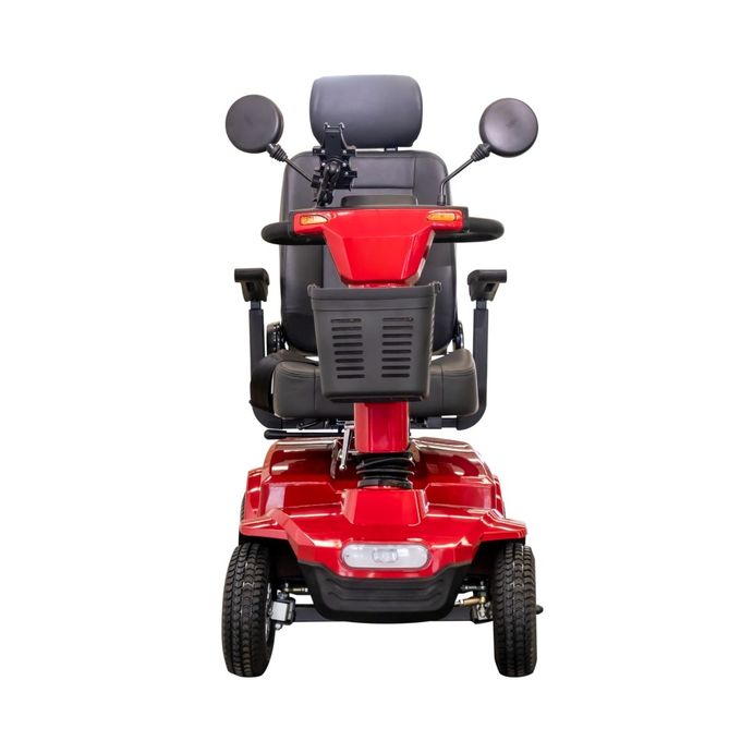 Newly 450W Four Wheel Outdoor Electric Scooter Shopping Scooter with Mdr Approval Red 0