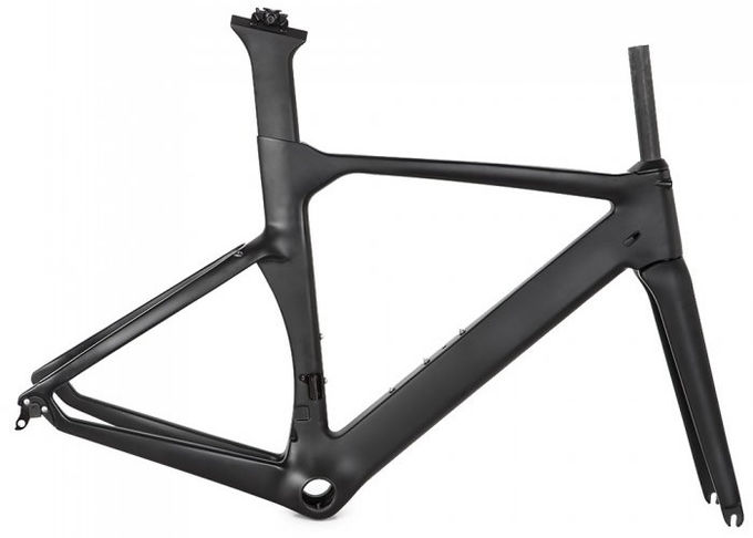 700c Road Carbon Bike Frame Racing 1150kg OEM Matte/Glossy Full Carbon With Fork 0