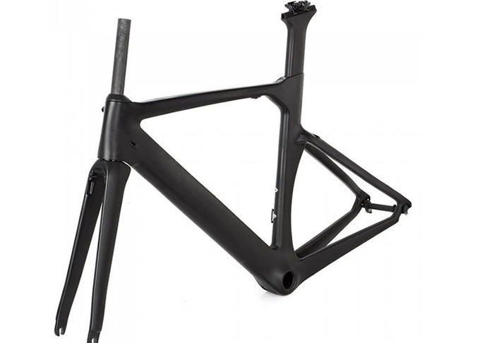 700c Road Carbon Bike Frame Racing 1150kg OEM Matte/Glossy Full Carbon With Fork 1
